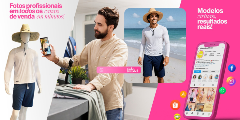 FotoModel traz a revolução visual da moda, permitindo criar o amanhã ainda hoje.